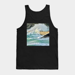 Submersion wave on the dike Tank Top